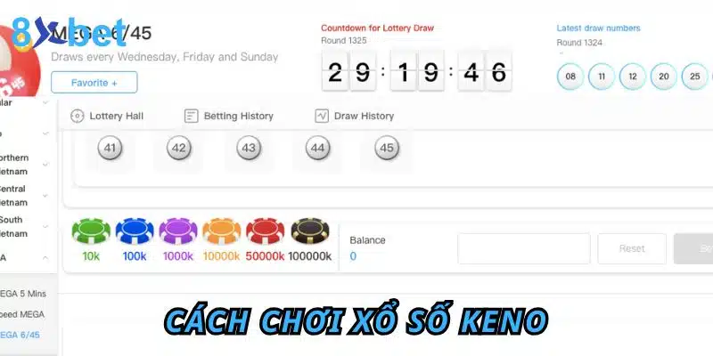 Cách chơi xổ số Keno